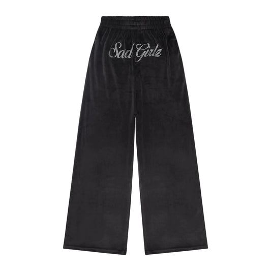 Sad Girlz Cozy Black Sweatpants