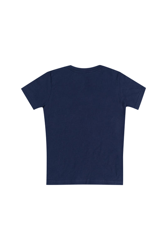 YOUTH VINTAGE BLU COLLEGE TEE