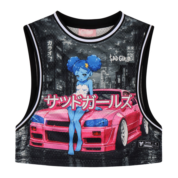 Blu Crop Jersey