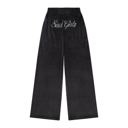Sad Girlz Cozy Black Sweatpants