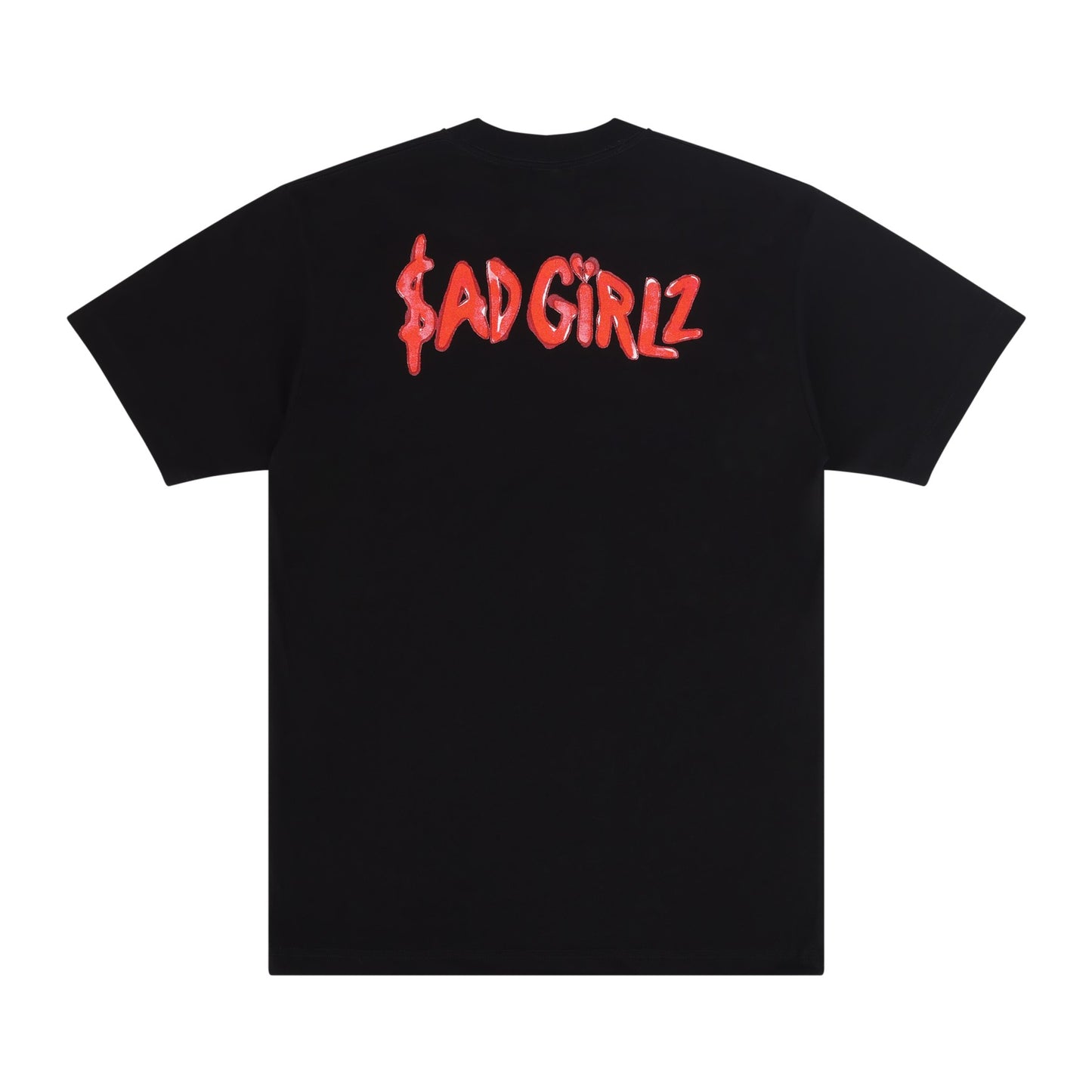 Cherry Flirt Black Tee