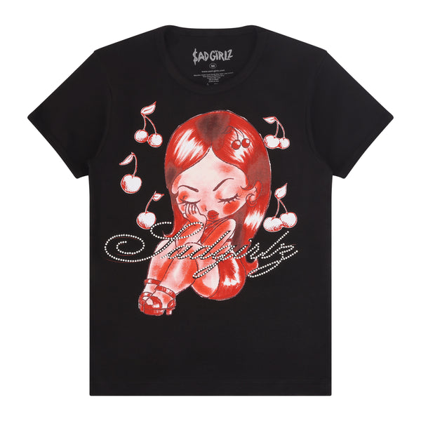 Cherry Watercolor Tee