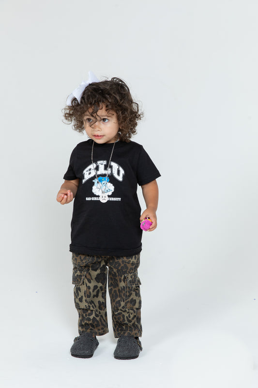 TODDLERS VINTAGE BLU COLLEGE TEE