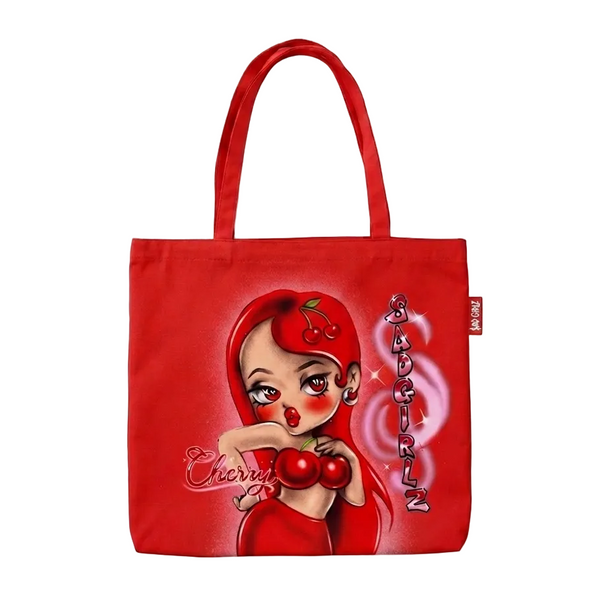 Sad Girlz Cherry Tote Bag