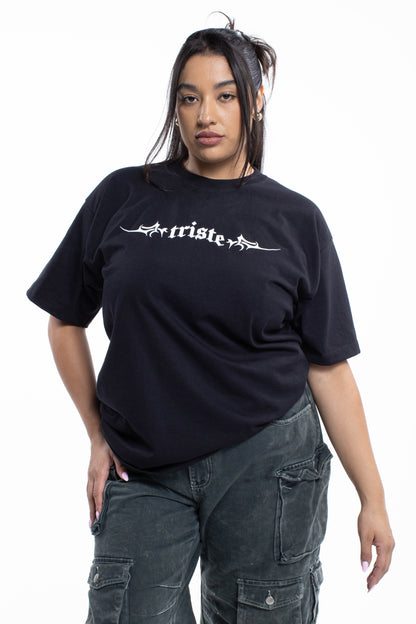 Sad Girlz Black Butterfly Tee