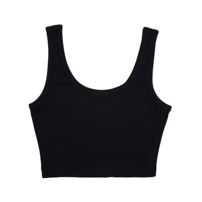Sad Girlz Black Crop Top