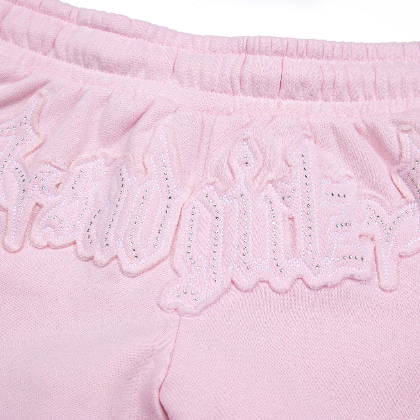 Sad Girlz Pink Rhinestone Shorts