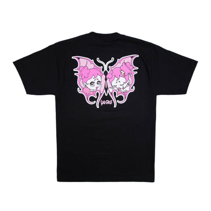Sad Girlz Black Butterfly Tee