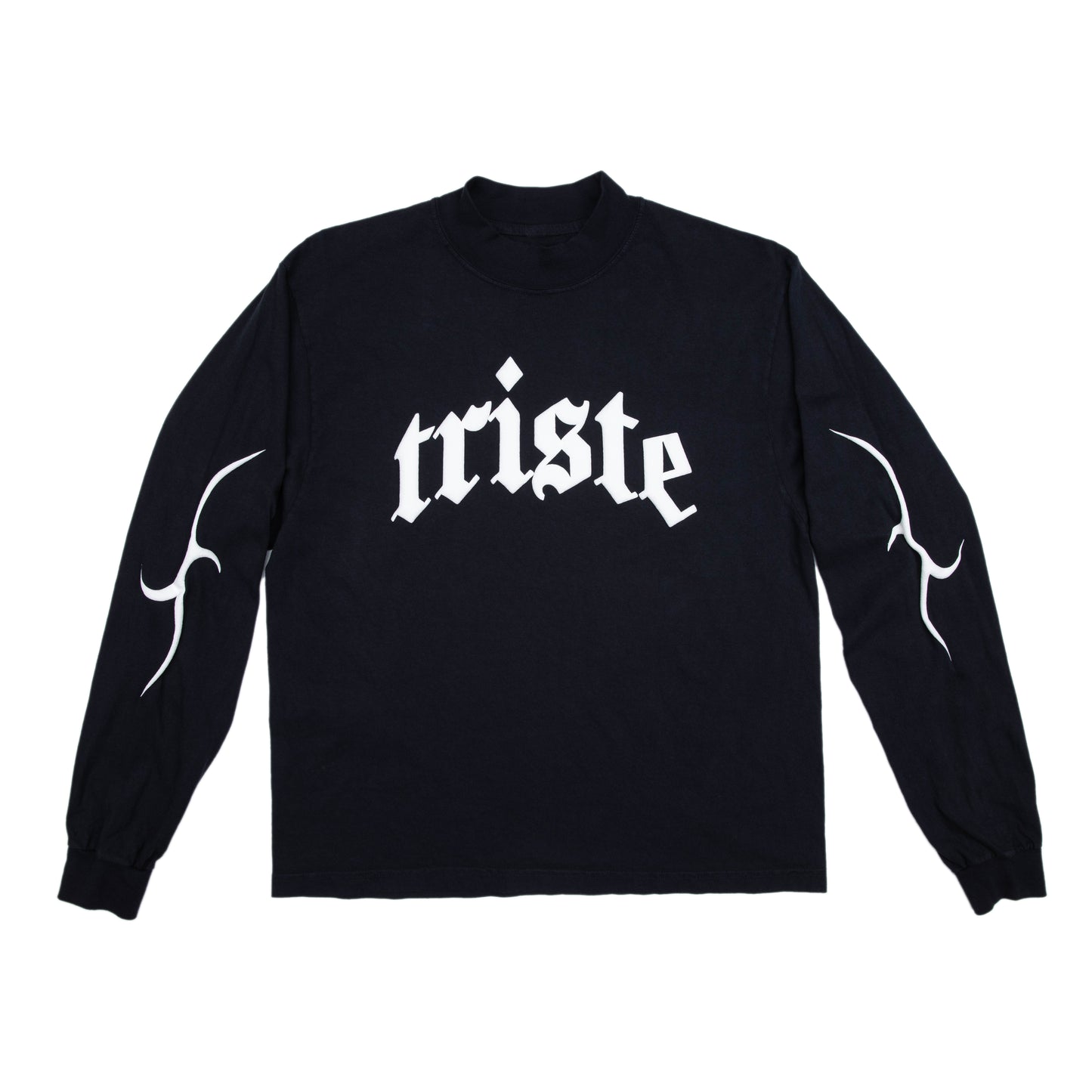 Triste Black Longsleeve Tee