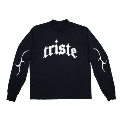 Triste Black Longsleeve Tee