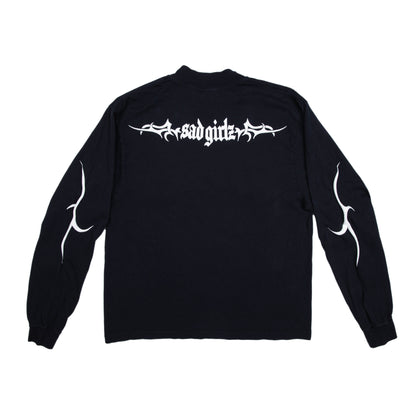 Triste Black Longsleeve Tee