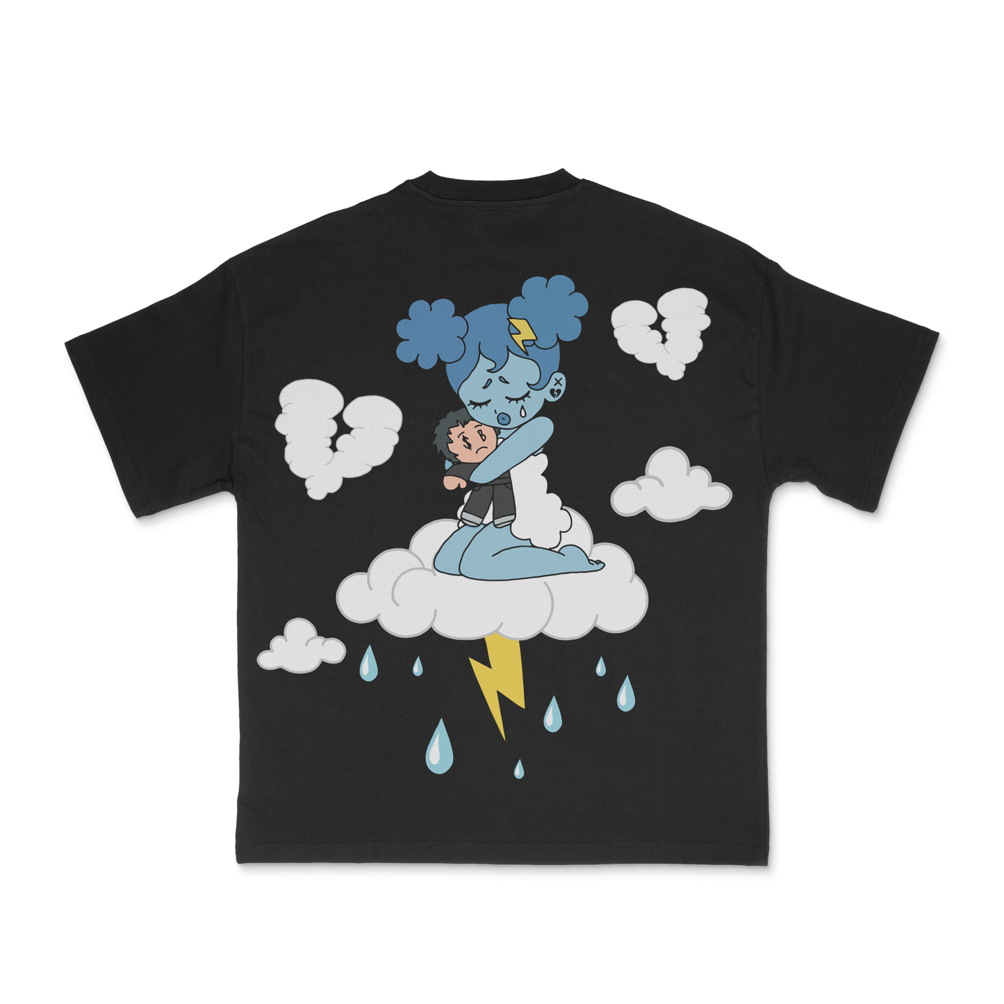 Sad Girlz Plushy Tee Black