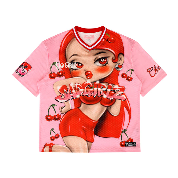 Cherry Jersey - Pink