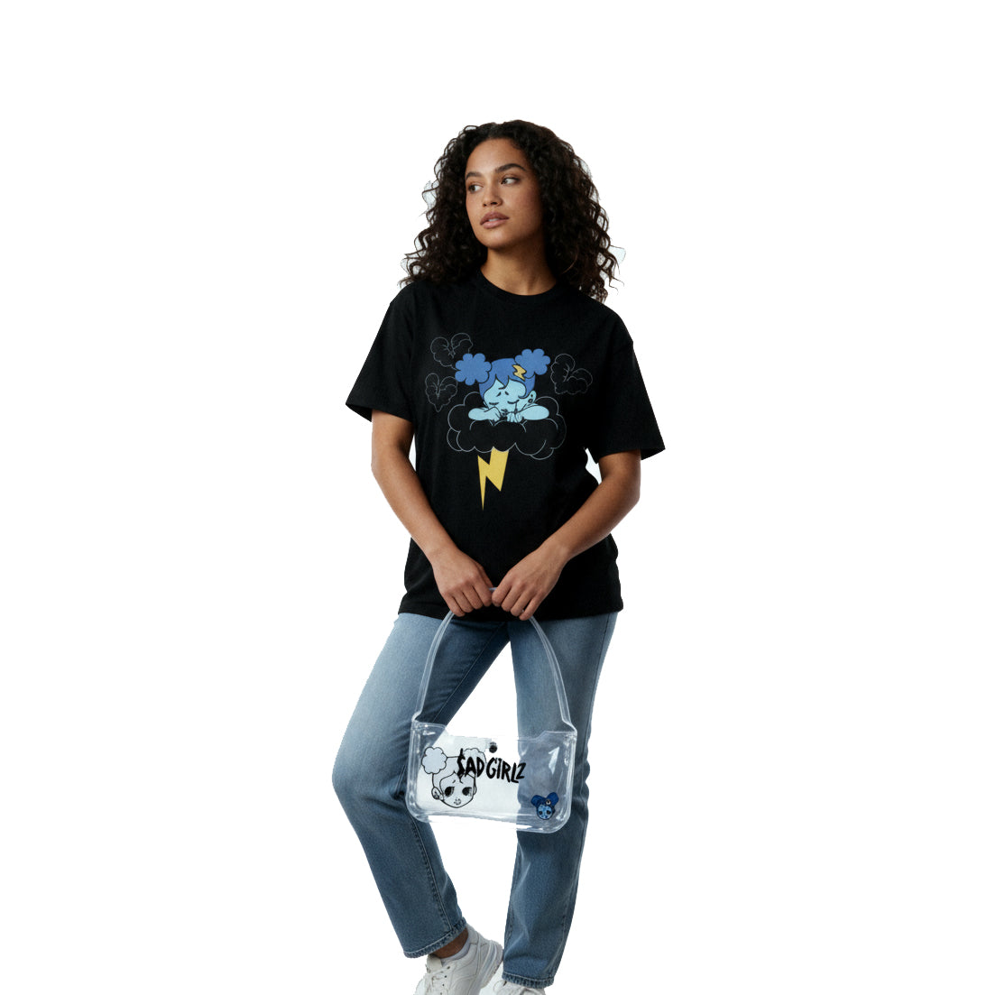 Sad Girlz CloudyCon Tee Black