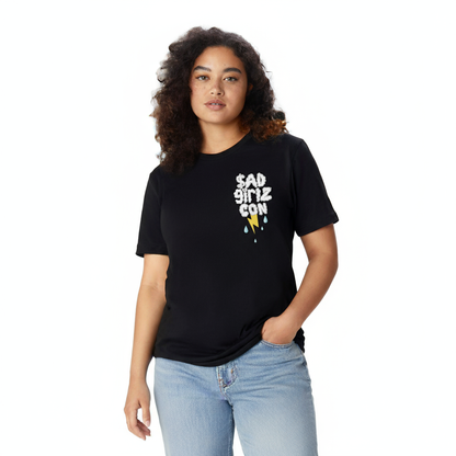Sad Girlz Plushy Tee Black